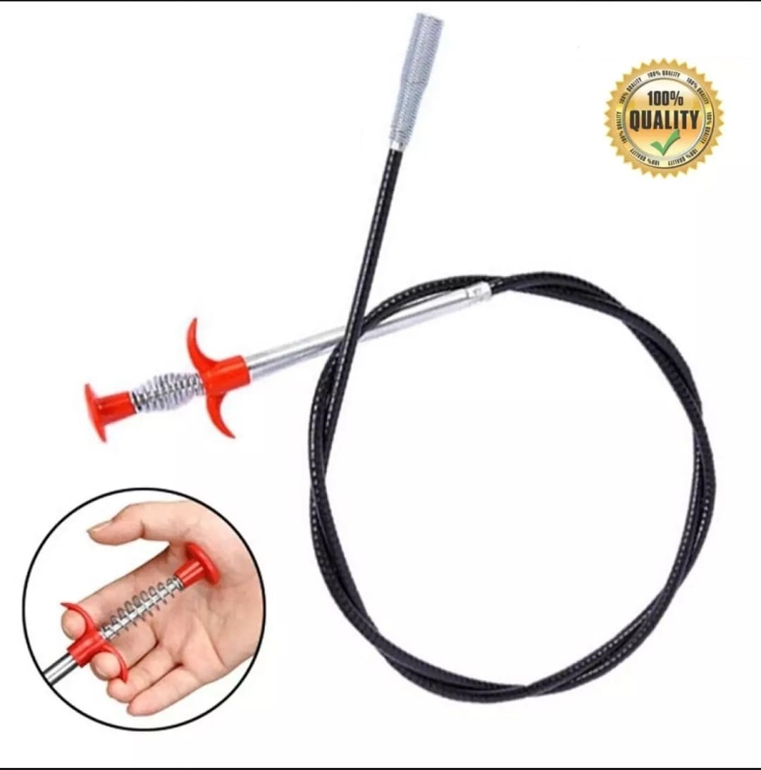 Stainless steel drain pipe  cleaning wire stick