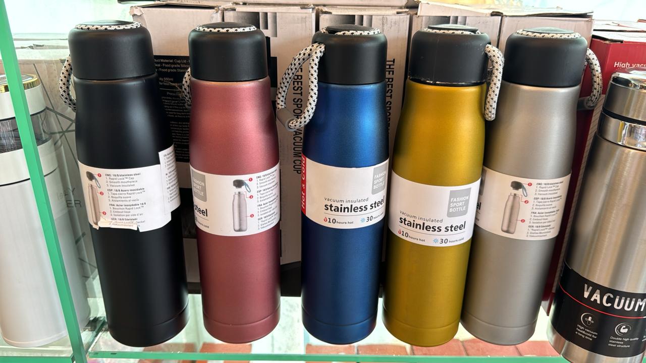 800 ml Quality Silver Bottle !