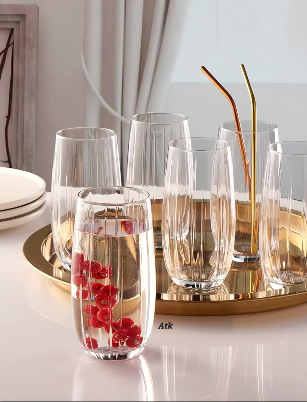 6 Pcs Premium Quality Juice Glass