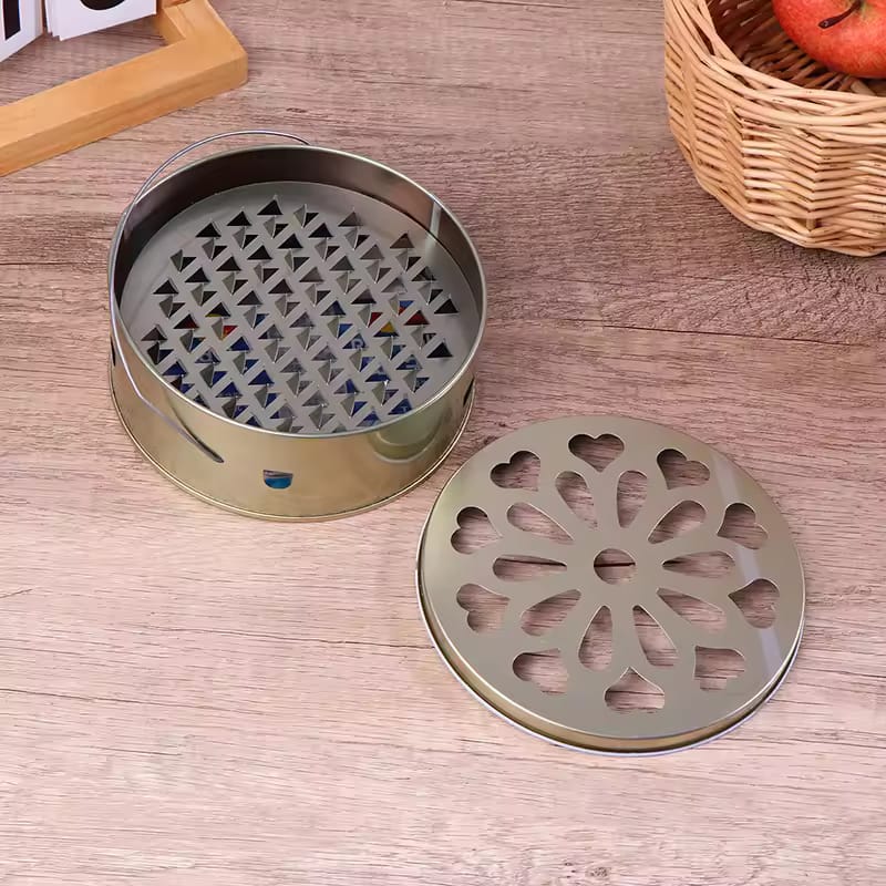 Stainless steel big size Mosquitoes Coil Holder Tray