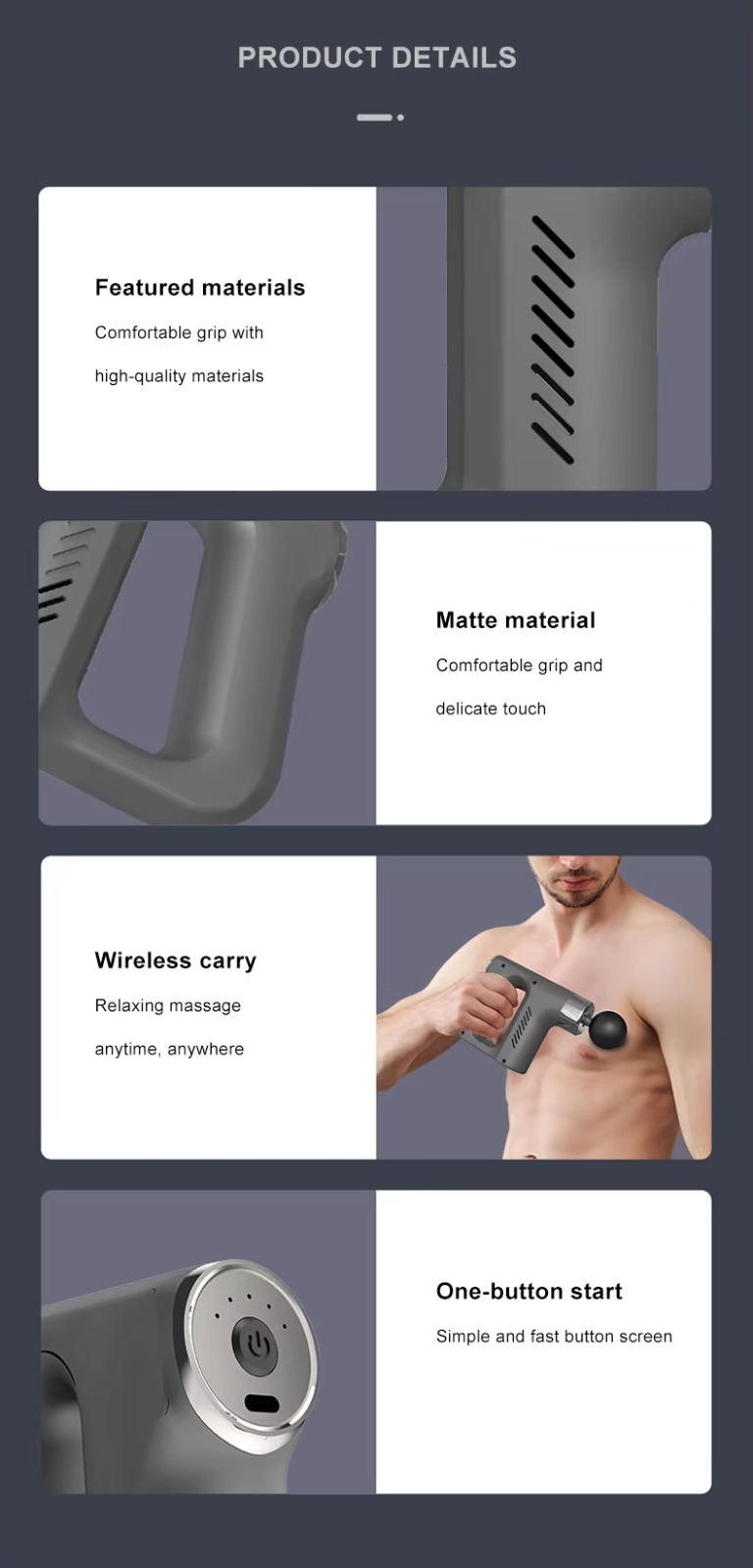 KH-740 Fascial Gun Massager