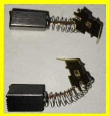 76 Quality Carbon Brush (Made in Taiwan) spring 13(L)x9(W)x6(H)mm| Carbon Brushes| Carpentry Tools & Equipment