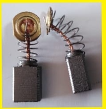 411 Quality Carbon Brush (Made in Taiwan) spring 12(L)x8(W)x5(H)mm| Carbon Brushes| Carpentry Tools & Equipment