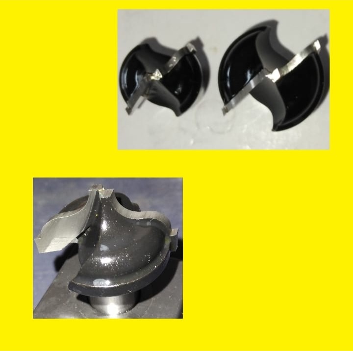 Classical Bit without Bearing | MEN | 1/2" x 3/4 | Router Bits